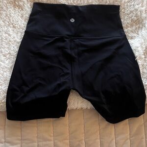 LULULEMON// align high rise biker short 6”